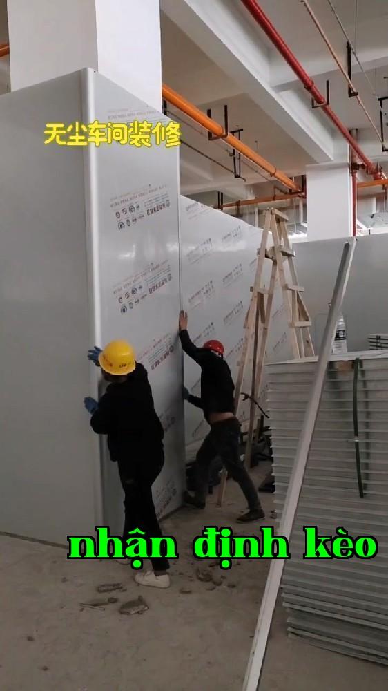 Nhà máy Trung Quốc Bỉnh Sơn phòng sạch thi công trang trí